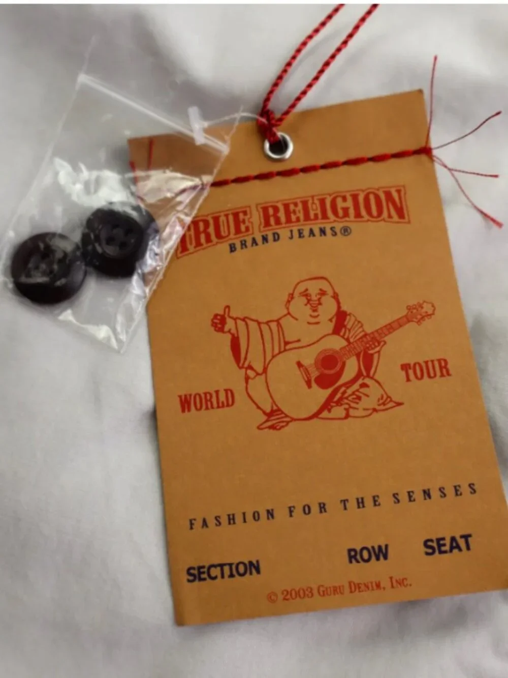 True Religion new tags